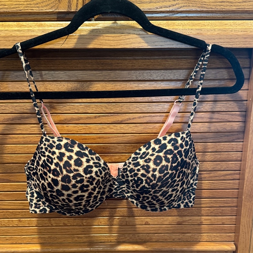 Leopard Print Women's Bra